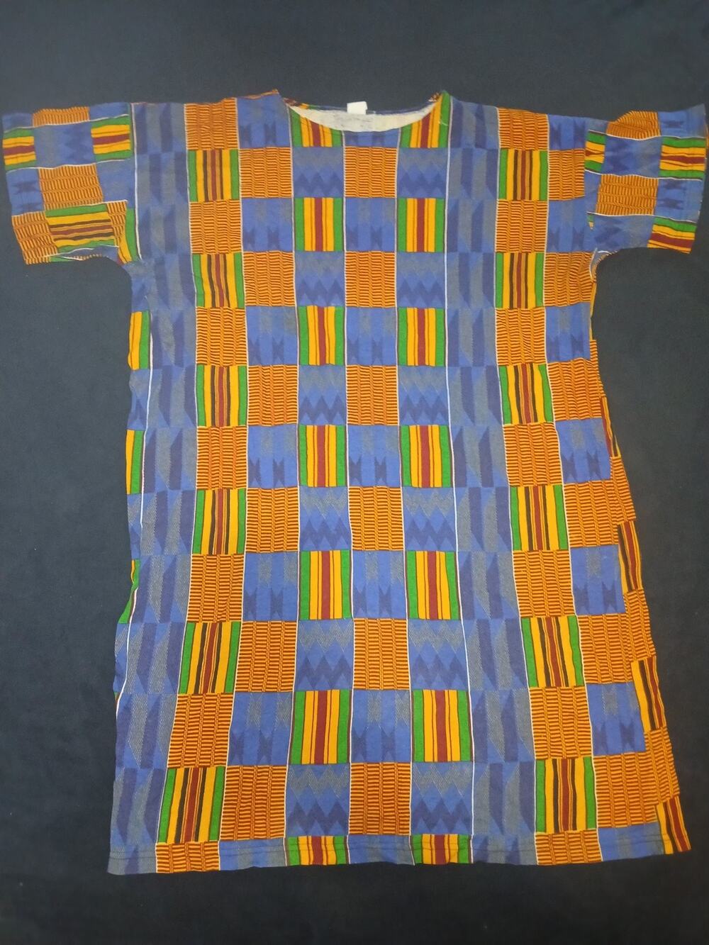 Vintage Men African Kente Print Dashiki Top African Ethnic Shirt Pr#25 S M L XL